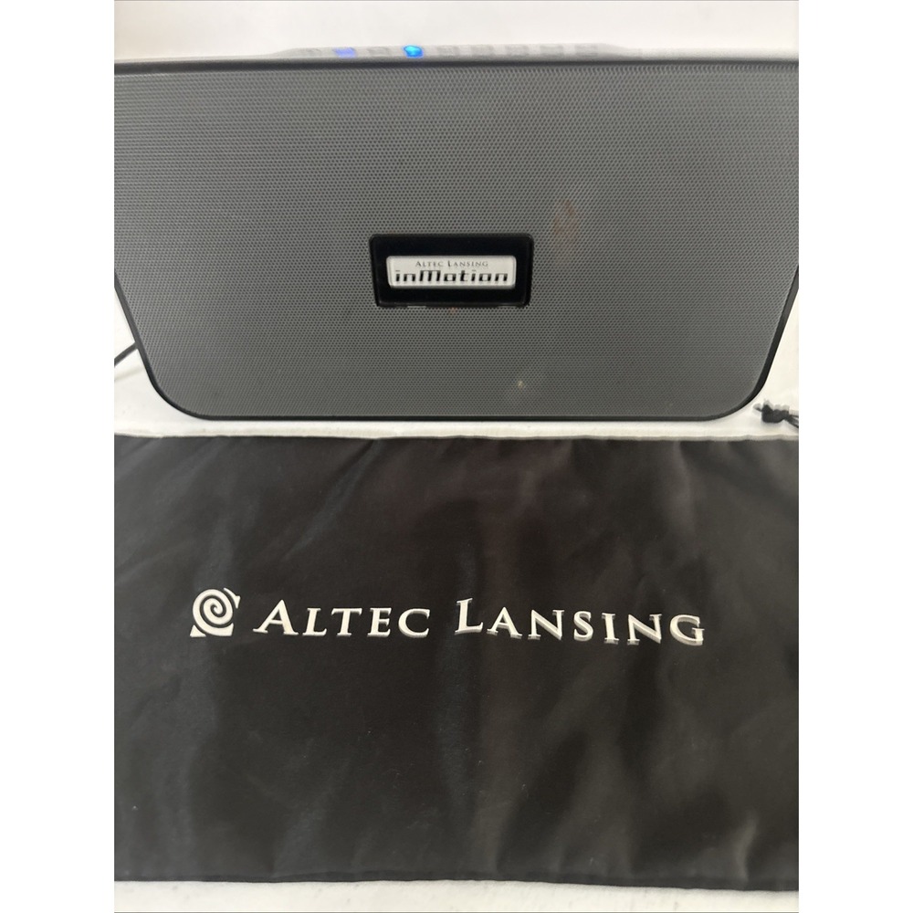 Plantronics Altec Lansing inMotion SoundBlade Bluetooth Speaker Model iMT525 EUC